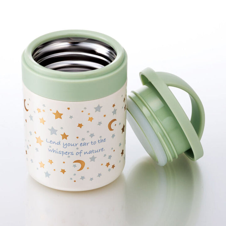 お弁当箱抗菌保温保冷デリカポット300ml星柄