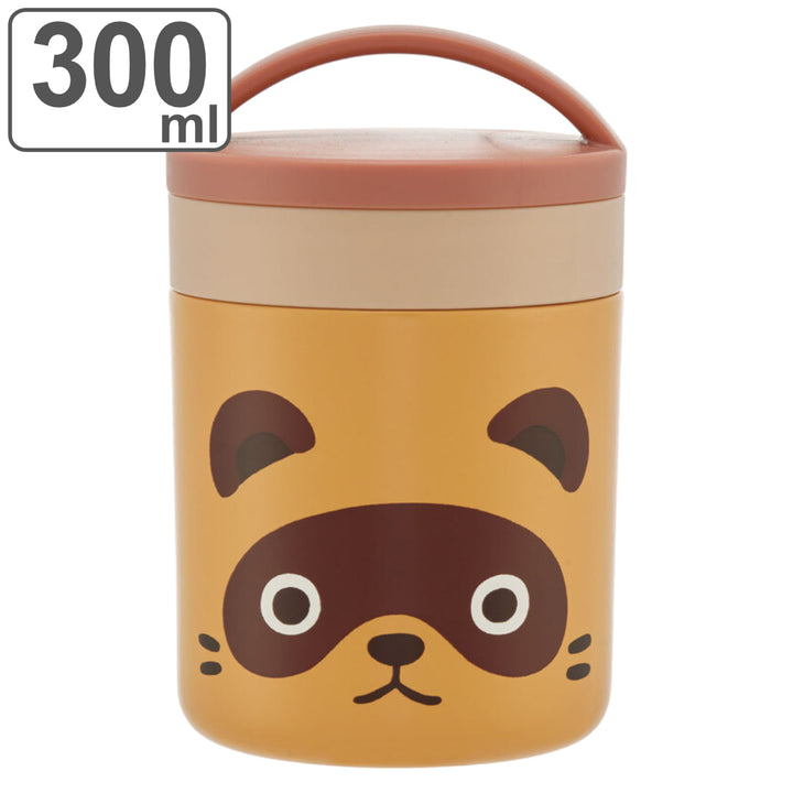 お弁当箱抗菌保温保冷デリカポット300mlTANUKI