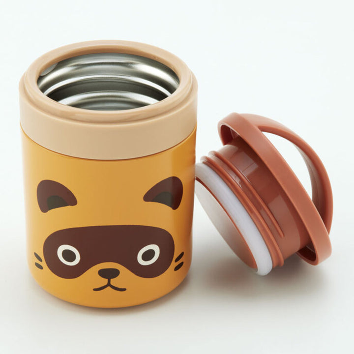 お弁当箱抗菌保温保冷デリカポット300mlTANUKI