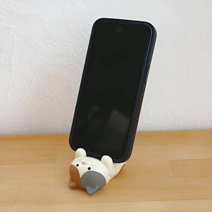 スマホスタンドネコごろりんスマホスタンドお卓の猫ちゃん