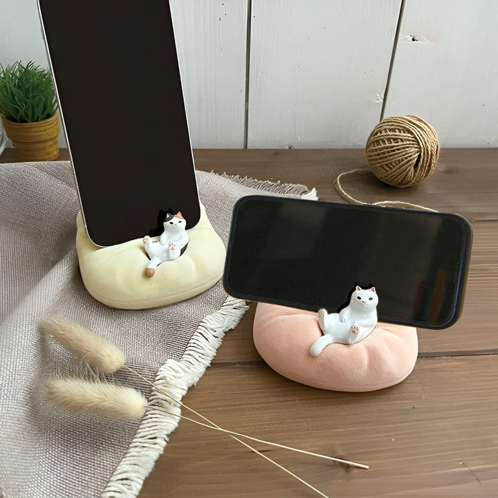 スマホスタンドネコくつろぎねこスマホスタンドくつろぎねこ