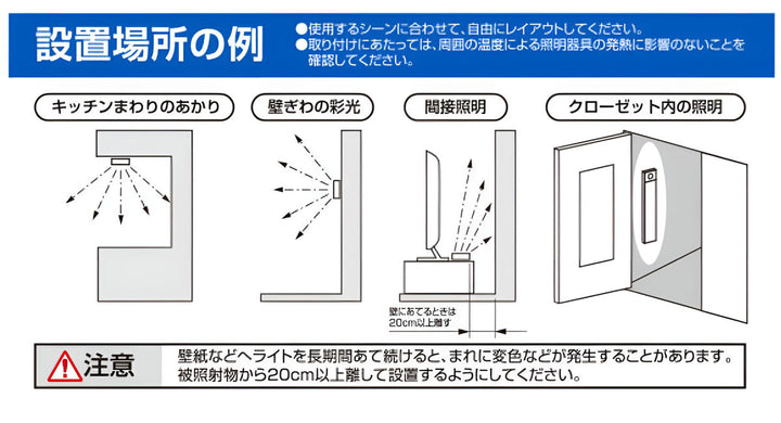 LEDマグネットライトバー人感センサーUSB充電コードレス32.5×4.5cm