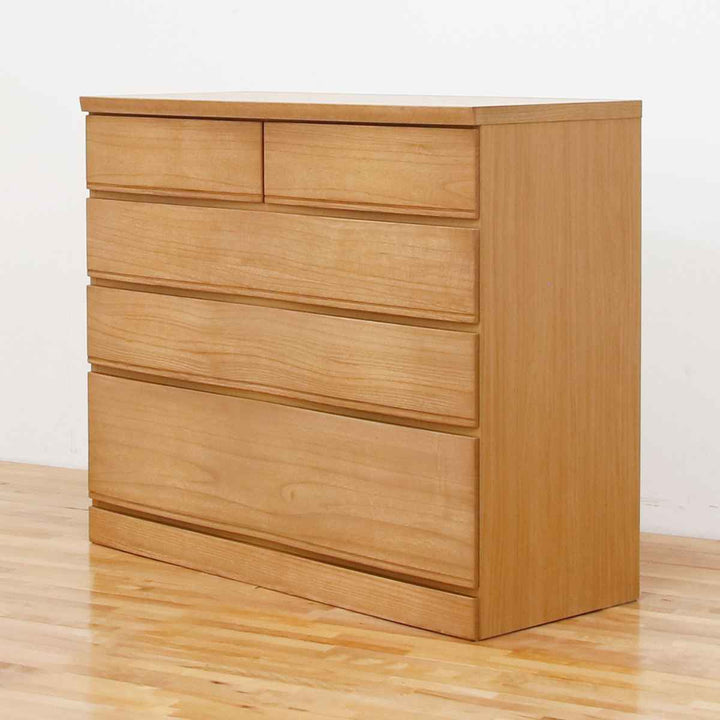 桐たんす4段モダンデザイン桐詞日本製約幅102cm