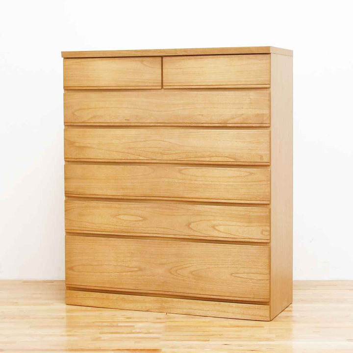 桐たんす6段モダンデザイン桐詞日本製約幅102cm