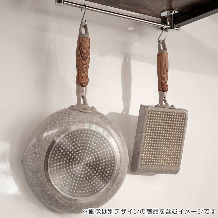 玉子焼き器13×18cmIH対応ナチュルストーン