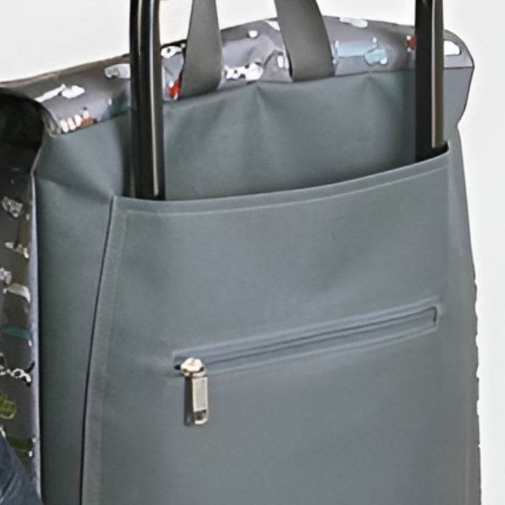 ショッピングカートネコ柄折りたたみ軽い買い物中