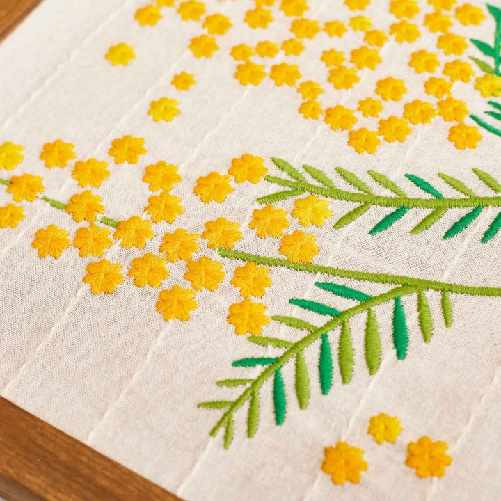 ファブリックパネルKUKKAクッカ刺繍25×25cm