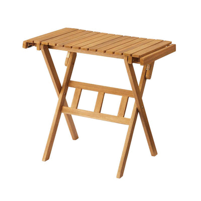 アウトドアテーブル ロールトップハイテーブル 幅70×奥行40cm