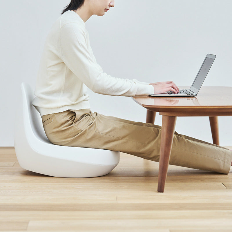 座椅子おしゃれコンパクト持ち運びしやすい角度変更座面高15.2cm