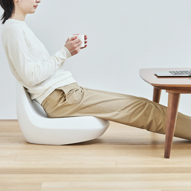 座椅子おしゃれコンパクト持ち運びしやすい角度変更座面高15.2cm