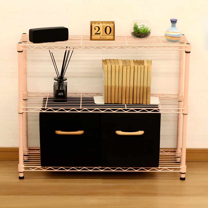 スチールラックロータイプオープンラック浅型幅75cm