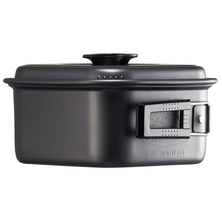 アルミ鍋アルミ製角形ラーメンクッカーLIVENATURE