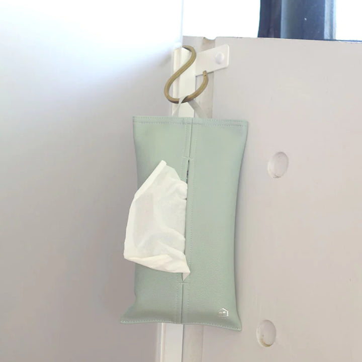 ティッシュケースGRACEソフトパック合皮吊り下げ