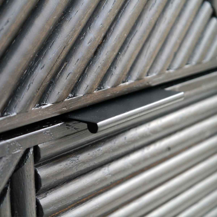 テレビ台ローボード溝彫りデザインHAS幅180cm