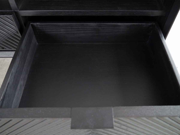 テレビ台ローボード溝彫りデザインHAS幅180cm