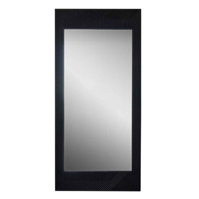 立て掛けミラー 大型 溝彫りデザイン HAS 幅85cm