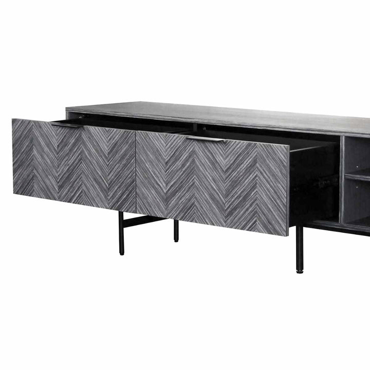 テレビ台ローボード矢羽根デザインVOZ幅180cm