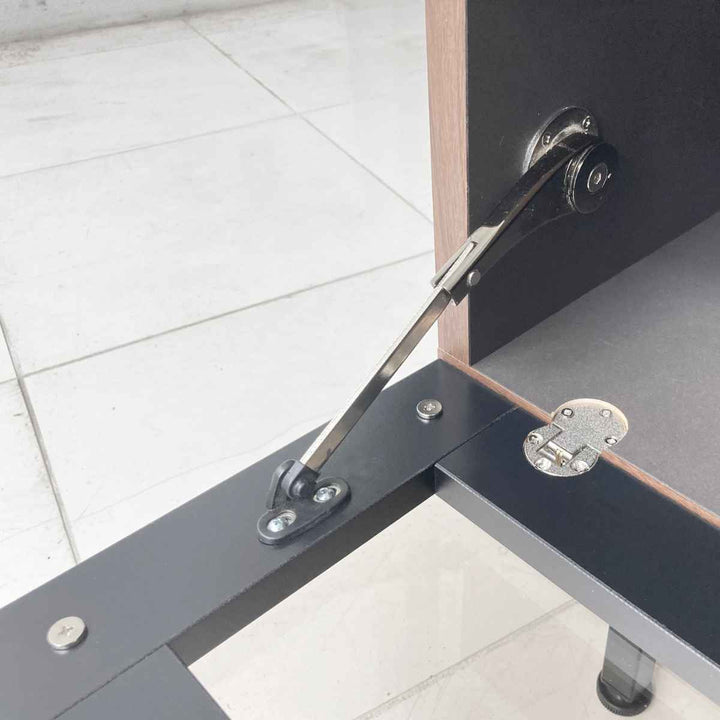 テレビ台ローボードヴィンテージ調ダークガラス扉日本製幅170cm