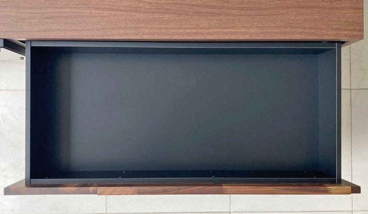 テレビ台ローボードヴィンテージ調ダークガラス扉日本製幅170cm