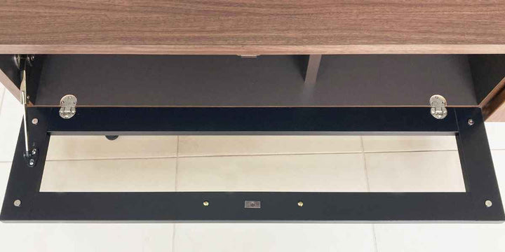 テレビ台ローボードヴィンテージ調ダークガラス扉日本製幅170cm