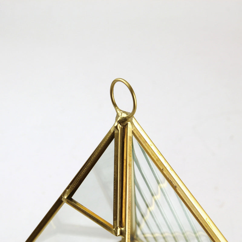 アクセサリーボックスLUXEウェーブガラスボックスピラミッド