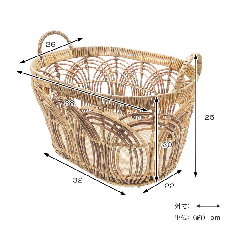 バスケットトークペタル楕円洗える