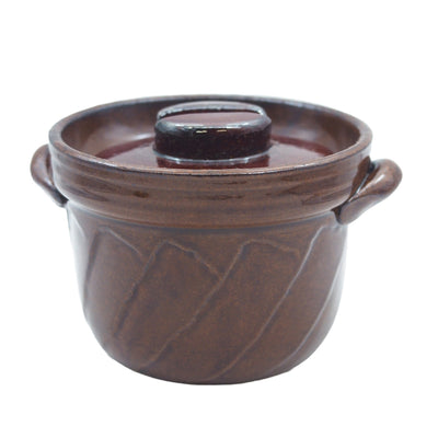 炊飯土鍋 5合炊 直火専用 ねじりごはん鍋 萬古焼 日本製