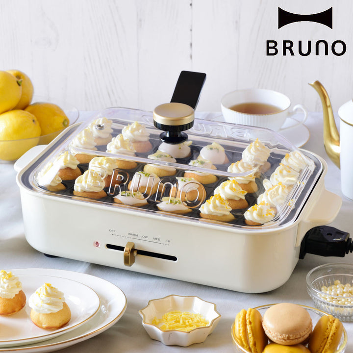 BRUNOガラス蓋コンパクトホットプレート用グラスリッド