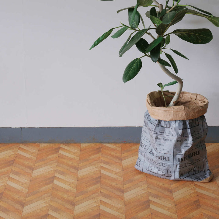 リメイクシート床用mtCASAfleece木目フローリングフレンチヘリンボーン46cm×3mカビ防止剤配合