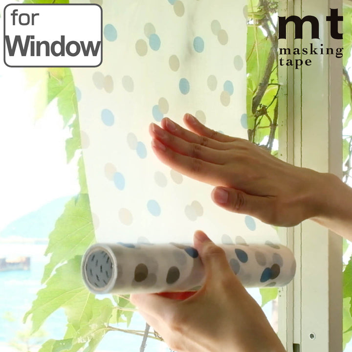 リメイクシート窓用mtCASAshade散りばめドット23cm×3mカビ防止剤配合