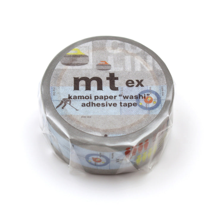 マスキングテープmtexウィンタースポーツ・カーリング18mm×7m