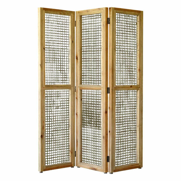 スクリーン3連高さ167cm木製スチール網