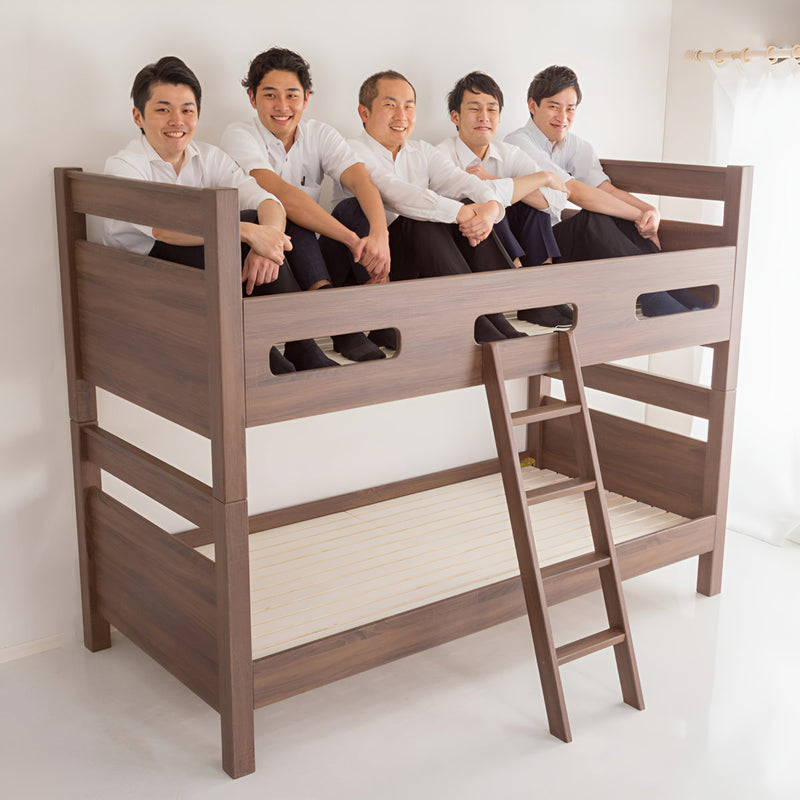 2段ベッド CLID 分割可能 木目調PVC すのこ 耐荷重300kg