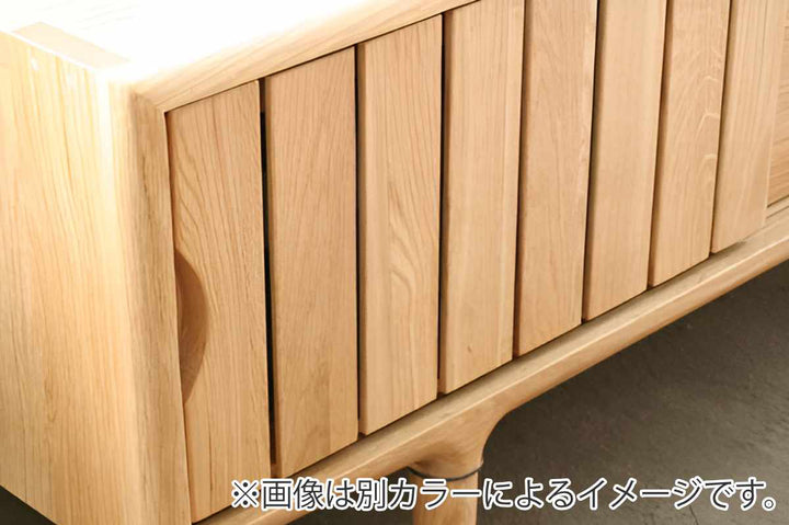 テレビボード縦格子デザインウォールナット突板KISSUI幅180cm