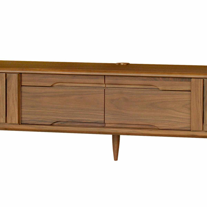 テレビボード縦格子デザインウォールナット突板KISSUI幅180cm