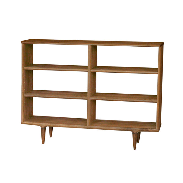 オープンシェルフ3段2列ウォールナット突板KISSUI幅120cm