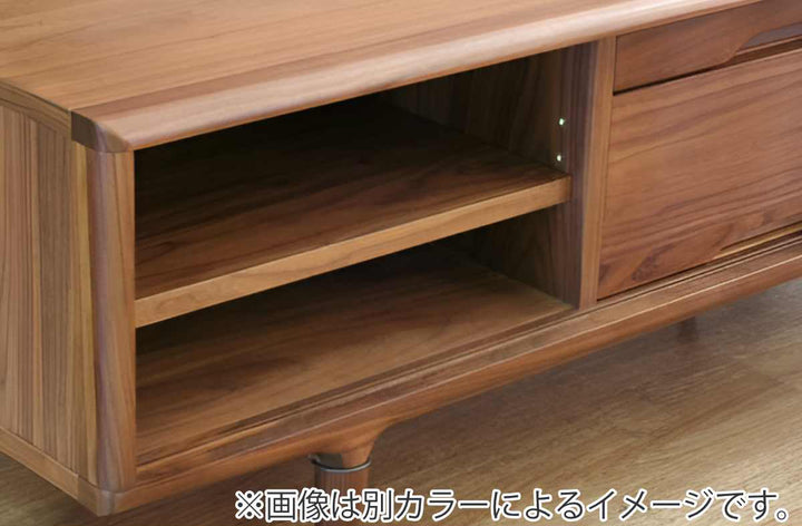 テレビボード縦格子デザインオーク無垢材KISSUI幅180cm