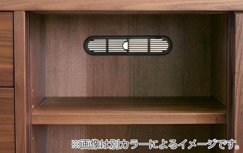 サイドボード縦格子デザインオーク無垢材KISSUI幅163cm
