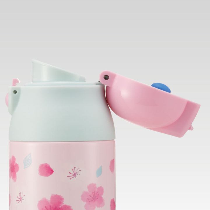 水筒500mlワンプッシュステンマグボトル桜柄
