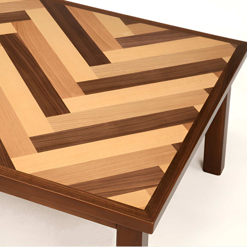 こたつテーブルおしゃれ長方形コード収納ボックス木製