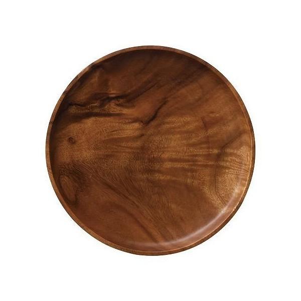 アカシア　プレート　丸皿　木製　30cm　食器