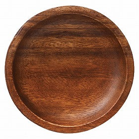 アカシア　プレート　丸皿　木製　10cm　食器
