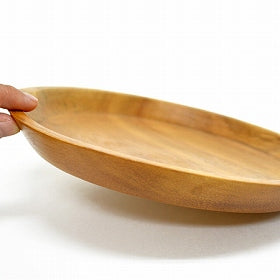 アカシア　プレート　丸皿　木製　20cm　食器