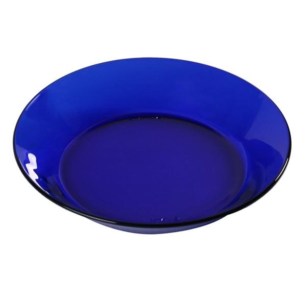 DURALEXデュラレックスプレート20cmスーププレートサファイア皿食器洋食器強化ガラス耐熱
