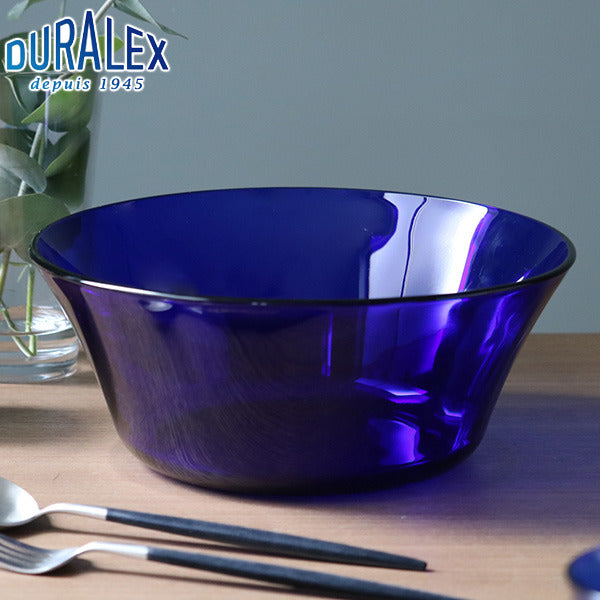 DURALEXデュラレックスボウル23cmサファイア皿食器洋食器強化ガラス耐熱