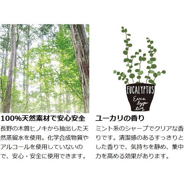 消臭・除菌スプレー詰替え用250mlPLANTS＆ROOMFRESHWATERユーカリ