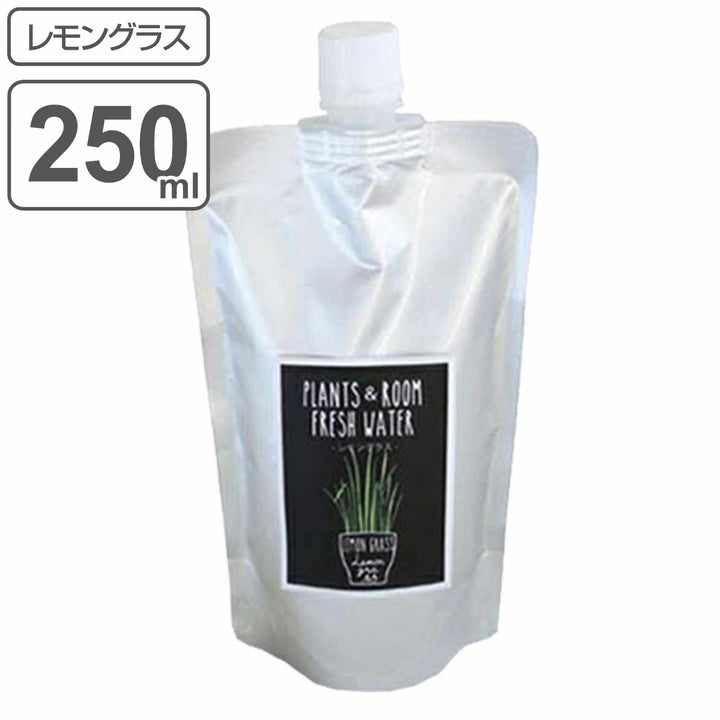 消臭・除菌スプレー詰替え用250mlPLANTS＆ROOMFRESHWATERレモングラス