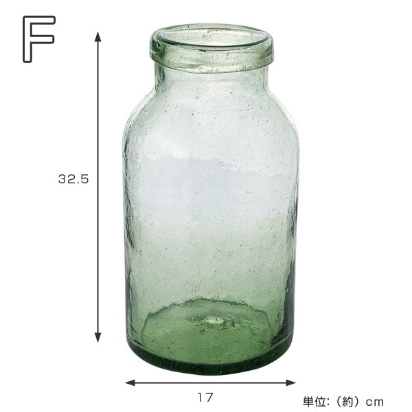 フラワーベース クラシカルガラス F -3