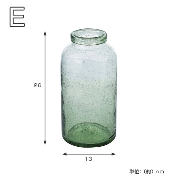 フラワーベース クラシカルガラス E -3