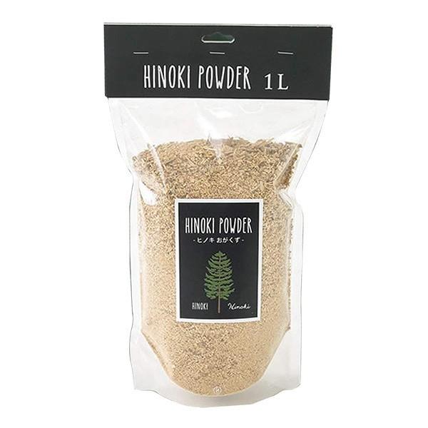 消臭　ヒノキ　HINOKI　POWDER　おがくず　1L